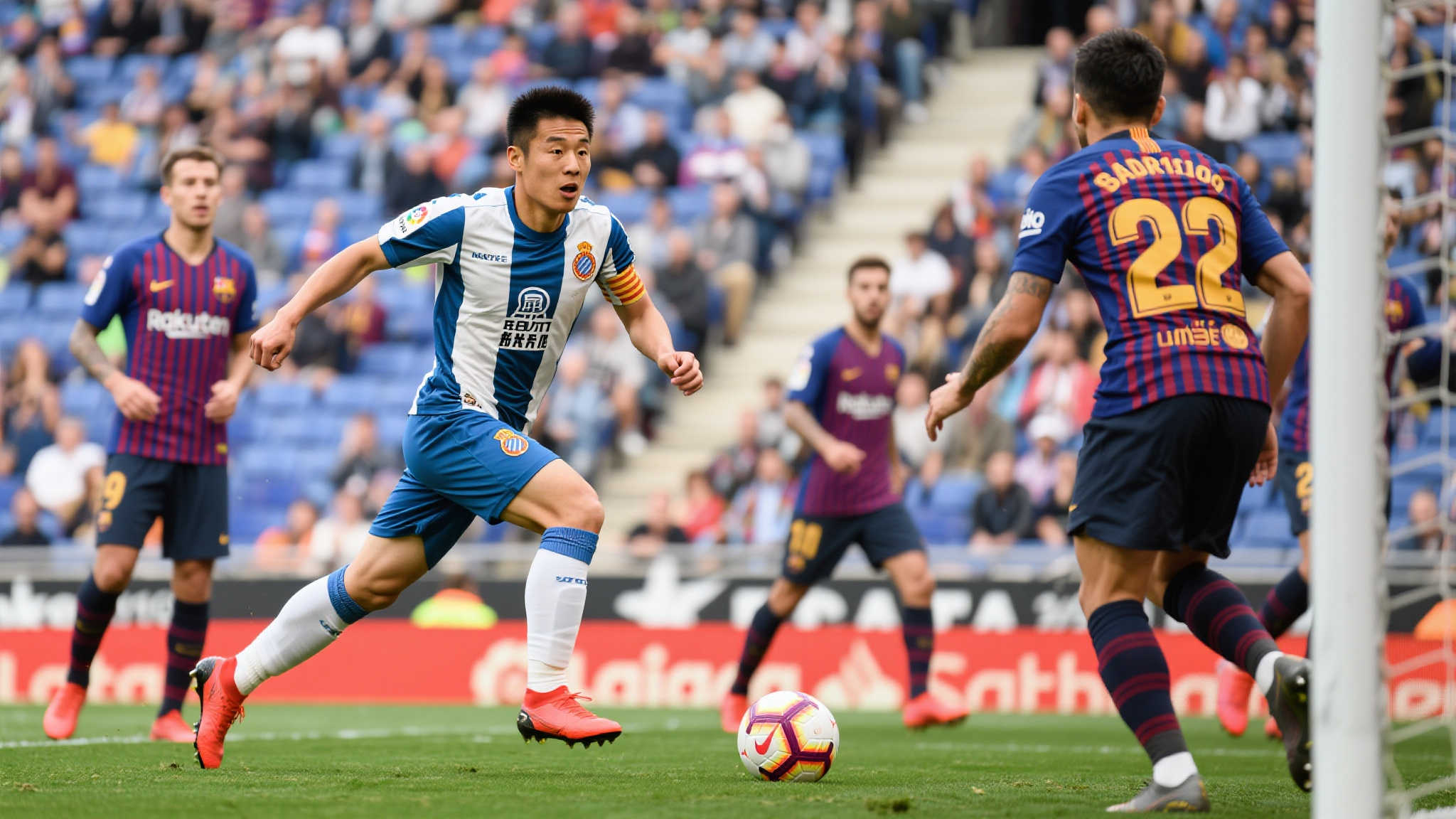 武磊闪耀时刻:绝平巴萨,跑位堪称世界级! 武磊闪耀时刻:绝平巴萨,跑位堪称世界级!